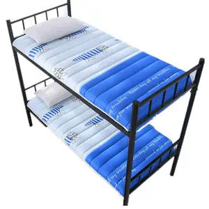 Online Sales Cheap Washable Polyester Filling Bunk Bed School Dormitory Mattress Topper for Student Kid