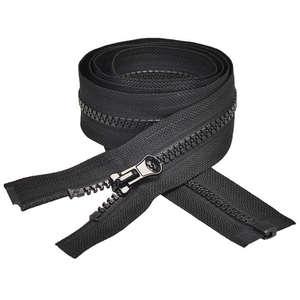 Fermeture éclair à glissière automatique à extrémité ouverte en résine plastique haute résistance, multicolores, pour vestes, manteaux, tentes, valises, sweat-shirts - Product Image 2