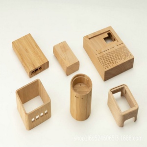Round square Wood Base Black Walnut Base Lighting Base Coffee Wood Support Wood Products Accessories Processing - Product Image 5