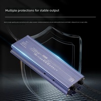 Alimentation à découpage étanche 24 V CA pour extérieur, driver pour bande LED basse tension 12 V CC, efficacité 90 %, 401-500 W