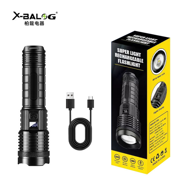 Zoom Long Range Torches White Laser 18650 Rechargeable Lanterna Led 2000 Lumens Waterproof Aluminum Flashlight