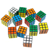 Cube magique promotionnel en plastique coloré de 3 cm, 3,5 cm, 4,7 cm, 5,3 cm, 5,7 cm, 6 cm, 6,8 cm, jouet éducatif pour enfants