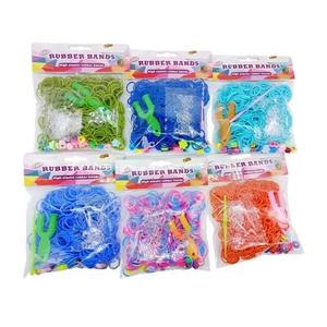 Kit de Recharge de Bracelets en Élastiques Synthétiques Multicolores Arc-en-ciel pour Enfants, pour Tissage et Bricolage Créatif, Cadeau - Product Image 4