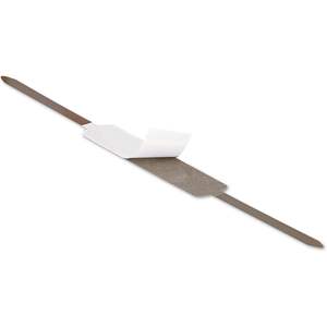 Juego de Compresores de Base Autoadhesivos Universales de Dos Puntas para Sujetadores de Papel, Capacidad de 2 Pulgadas, Centro de 2.75 Pulgadas, Plateado, Paquete de 100 - Product Image 4