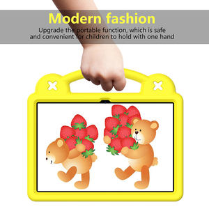 Étui pour tablette pour enfants en mousse EVA pour <span class=keywords><strong>Amazon</strong></span> Kindle Fire <span class=keywords><strong>HD</strong></span> 10 13e génération 2023/2021 Poignée pliable Support antichoc - Product Image 2