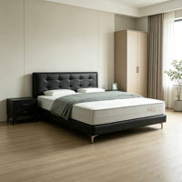 Leyi Neues Design Modernes Weiches Verstellbares Kingsize-Bett Massivholzbeine Metallrahmen Kiefernholz Umweltfreundlich Langlebig Echtes Leder