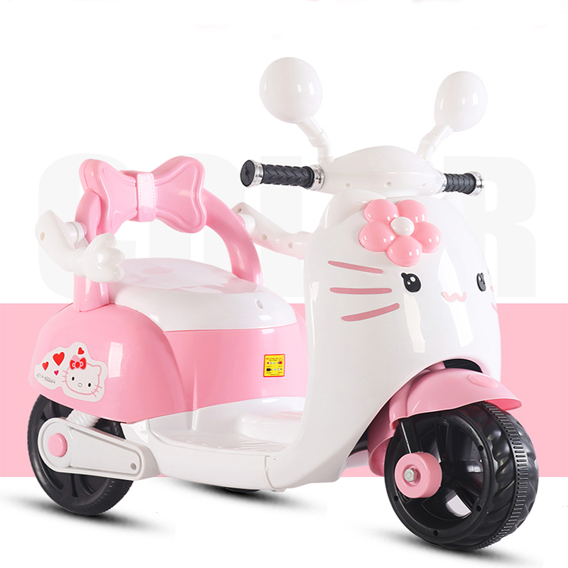 ピンク6V充電式赤ちゃんのおもちゃ車子供電動バイク子供用電動