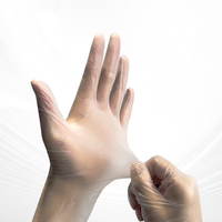 Fabriqué en Chine Gants de sécurité jetables en vinyle PVC S M L Gants en vinyle sans poudre pour la beauté