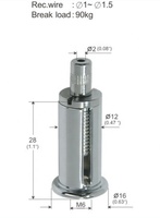Suspension de lampe LED avec câble en cuivre, pince de fixation réglable pour la gestion des câbles