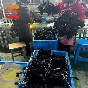 <span class=keywords><strong>ไฟ</strong></span> <span class=keywords><strong>LED</strong></span> <span class=keywords><strong>สาย</strong></span><span class=keywords><strong>ยาง</strong></span>สีดำ ยาว 10 <span class=keywords><strong>เมตร</strong></span> <span class=keywords><strong>100</strong></span> ดวง กันน้ำ IP65 สำหรับภายนอกอาคาร ใช้ในเทศกาลคริสต์มาส ปรับความสว่างได้ แสงสีขาวอบอุ่น ติดตั้งง่าย - Product Image 6