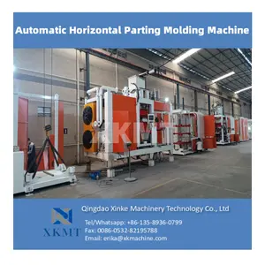 Horizontal Flaskless Sand Moulding Machine Automatic Green Sand Molding Machine Sand Casting Molding Machinery