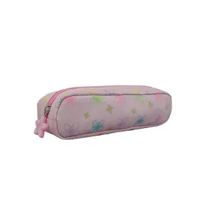 waterproof pencil case girls stationary bag polyester lined pouch back to school student school pen bag