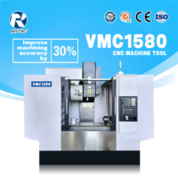 Centre d'usinage vertical CNC VMC1580 robuste avec broche BT50 pour le traitement des métaux