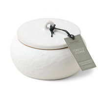 Jars à bougies en céramique élégants et modernes de haute qualité, décoration d'intérieur pour bougies à la cire de soja, pour une ambiance chaleureuse et élégante