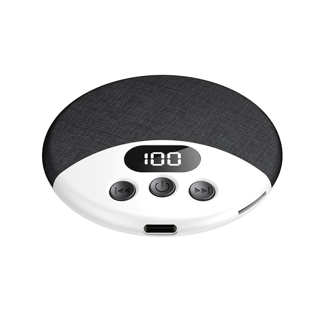 Battery Digital Show BT Thin Bone Conduction Sleep Pillow Speaker with TF Card and White Noise Wireless Battery-Powered Player