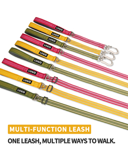 Correa Retráctil para Perros con Logotipo Personalizado OEM, Manos Libres, con Bloqueo, Multifuncional, Duradera, Larga, con Clip para Bolsas de Desechos para Pasear - Product Image 4