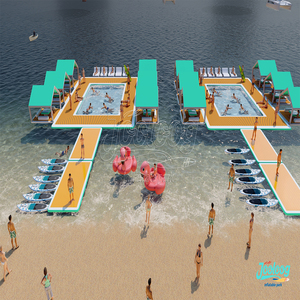 Isla Flotante Inflable Personalizada de Gran Tamaño para Parque Acuático, Equipo de Juegos Acuáticos - Product Image 2