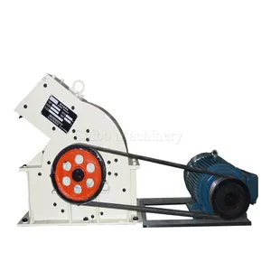 Powered Glass bottle Crushing Diesel stone crusher Machine small 6 8 beaters mobile gold hammer mill price