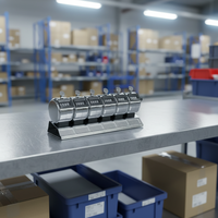 Compteur mécanique conjoint à 4 chiffres en acier inoxydable à 6 unités modèle Sk-c6, compteur manuel à 4 chiffres pour le comptage