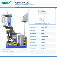 Machine à chanfreiner les bords de plaques d'acier de haute qualité GMMA-60L 3,4 kW 380 V, angle de biseau 0-90, alimentation automatique