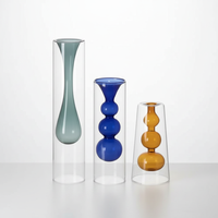 Diffuseur d'arômes en verre de forme personnalisée créative avec bâtonnets en bois