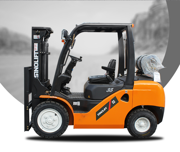 Sinolift CPYD SERIES 3.5 TON dual fuel forklift for LPG /Gasoline