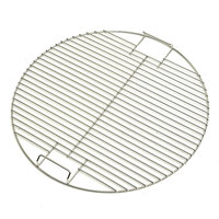 Gril de BBQ rond d'acier inoxydable