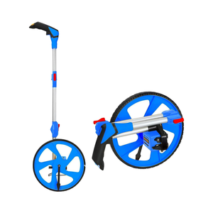 Roue de mesure de 12 pouces Outil à main pliable à 3 sections pour sac à dos pour mesurer diverses routes jusqu'à 10,000 m - Product Image 1