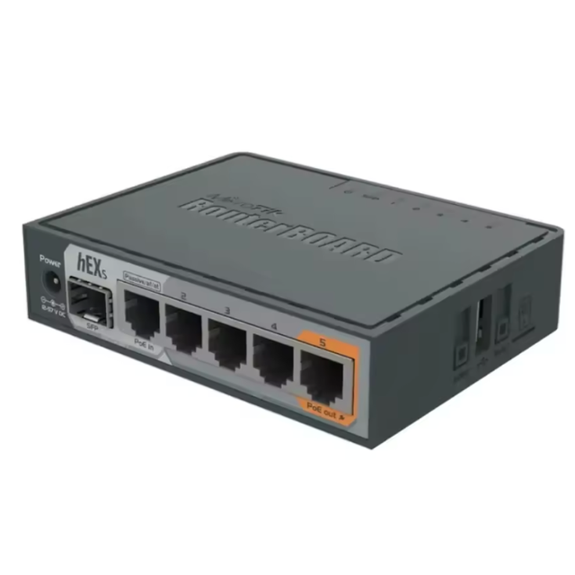 Mikrotik RB760iGS 8 LAN Ports Gigabit Ethernet 2.4G 5G WiFi Outdoor Access Point RouterOS L4 HEX S Router WEP QoS PoE WDS/WPS