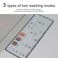 Lit de massage automatique intelligent Lingvita AI, unité de lavage de cheveux de luxe, équipement de salon de beauté électrique