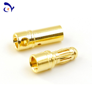 Connecteur banane plaqué or 3,5 mm 35A à courant élevé, type lanterne, mâle-femelle, pour connexion moteur brushless RC et ESC GC3510 - Product Image 4