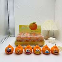 Jouet Squishy en blocs de construction à personnaliser, fruits et légumes, ASMR, mignon et original, anti-stress, boue malléable, grande bouche, boîte surprise