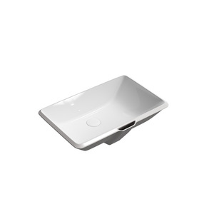 Seamless Ceramic Undermount <b>Basin</b> Irregular Shape No Hole Easy Cleaning Vanity <b>Basin</b> - Product Image 2