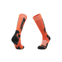 Chaussettes de football vertes avec motif 3D blanc au bas du logo, écologiques, respirantes, pour l'hiver