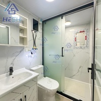 Maison Modulaire Préfabriquée Complète 40 pieds 20 pieds avec Cuisine Intégrée, Prix Compétitif, Maison Conteneur Extensible