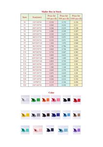 Tùy Chỉnh Bao Bì Bưu Phẩm Hộp Sang Trọng Bán Lẻ Quần Áo Vận Chuyển Gửi Thư Gói Quà Tặng Tùy Chỉnh Bao Bì Giấy Quần Áo Hộp - Product Image 6