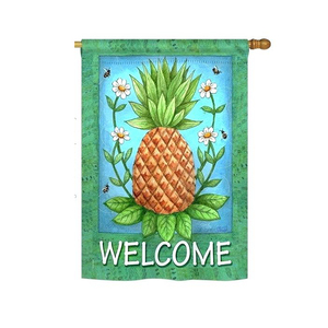 Venta al por mayor poliéster otoño amarillo girasol mini casa bienvenida jardín <span class=keywords><strong>bandera</strong></span> - Product Image 1