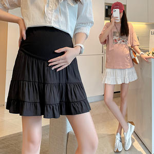 Nouvelle collection été 2025 : Short de maternité <span class=keywords><strong>taille</strong></span> <span class=keywords><strong>haute</strong></span> pour femmes enceintes (début de grossesse) – Vêtement extérieur - Product Image 3