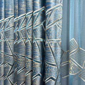 Cortinas de poliéster de alta calidad de lujo, cortinas de hoteles, diseño plisado, oficina, sala de estar, decoraciones de ventana de sombra modernas altas - Product Image 6