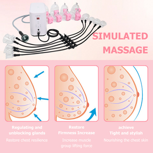 Feier Salon Spa Plastic Breast Enlargement <b>Pump</b> Lifting Massage Therapy Device <b>Vacuum</b> Cup Suction Machine - Product Image 5