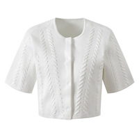 Nouvel Ensemble Jupe Tricotée Élégante pour Femme, à la Mode, Couleur Unie, Cardigan à Manches Courtes et Col Rond, et Jupe Salopette en Maille Coupe Slim