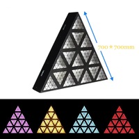 Club rétro effet LED piste de danse 650W triangle lumière DJ disco scène fête lumière éclairage de scène avec des effets polyvalents