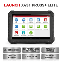 Nouvel outil de programmation de clés de voiture LAUNCH X-431 PRO3S+ ELITE, programmation ECU, codage, réparation, scanner automobile LAUNCH X431 PRO3S