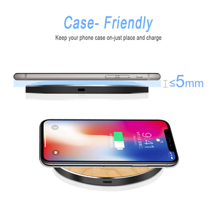 2025 nouvelle charge rapide 10W Portable bois bambou chargeur <span class=keywords><strong>sans</strong></span> <span class=keywords><strong>fil</strong></span> téléphone portable chargeur pour <span class=keywords><strong>iPhone</strong></span> <span class=keywords><strong>11</strong></span> - Product Image 2