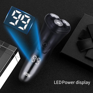 เครื่องโกนหนวดไฟฟ้า Winning Star 8W IPX7 กันน้ำ ชาร์จซ้ำได้ ใบมีดสามใบ สำหรับผู้ชาย - Product Image 5