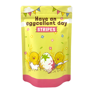 Custom Printed Easter Cartoon Stand Up Zipper Pouch Resealable Foil <b>Bag</b> For Candy Cookie Snack Packaging - Product Image 3