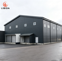 Taller/Almacén Prefabricado de Estructura de Acero de Gran Envergadura, Edificio Industrial Resistente al Viento, Nieve y Sismos con Certificación CE CWB