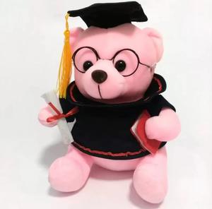 หมอนรองตุ๊กตาหมีรับปริญญาของขวัญที่ระลึกงานรับปริญญาของเล่นตกแต่งช่อดอกไม้ - Product Image 4