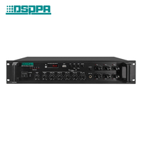 Système de sonorisation numérique multi-zones, amplificateur de sonorisation numérique 100v/70v avec USB et SD