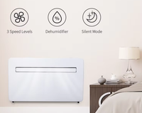 Aire Acondicionado de Pared JP Todo en Uno, Control Remoto por Bluetooth con la Aplicación Smart Life, Refrigeración y Calefacción para Habitaciones y Apartamentos
